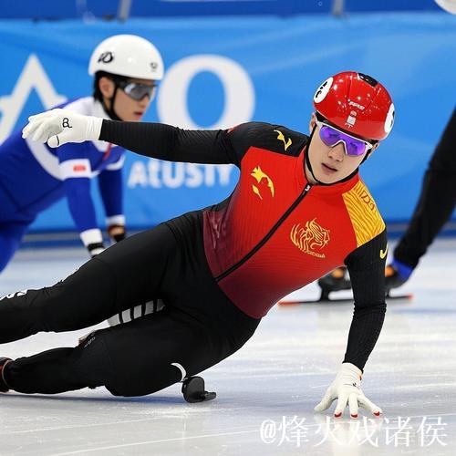 短道速滑世巡赛：中国队领跑晋级男子5000米接力半决赛