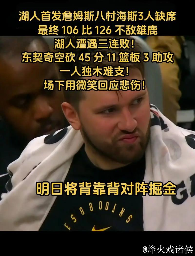 NBA-东契奇空砍42分 国王连战湖人送其3连败